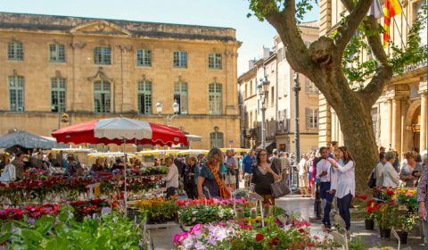 Les marchés d'été à Aix-en-Provence