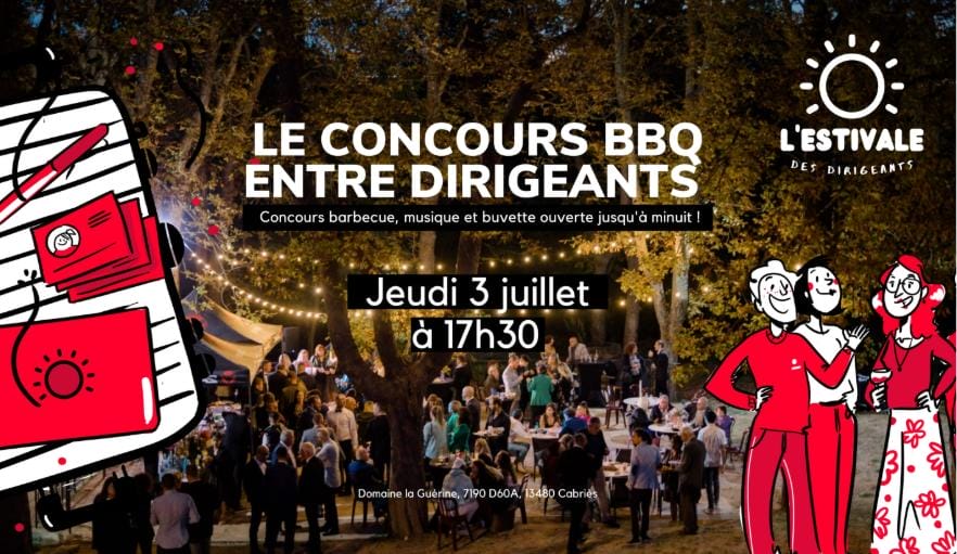 L'agenda économique du mois de juillet 2025 à Aix-en-Provence (et alentours) 2 Soirée Estivale des Dirigeants - agenda économique juillet